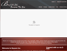 Tablet Screenshot of boysoninc.com